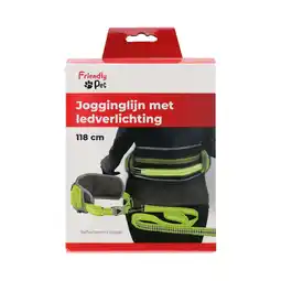 Van Cranenbroek Looplijn met heupriem LED geel 80-140cm FP aanbieding