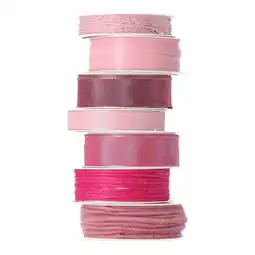 Van Cranenbroek Verpakkingslint 4 meter roze mix, 10 stuks aanbieding