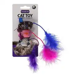 Van Cranenbroek Kattenspeeltje muis glamour 3st aanbieding