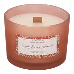 Van Cranenbroek Kaars glas flower 13 x 8 cm aanbieding