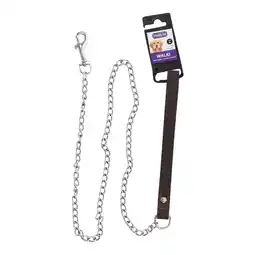 Van Cranenbroek Kettinglijn Berno bruin 3mm 116cm aanbieding