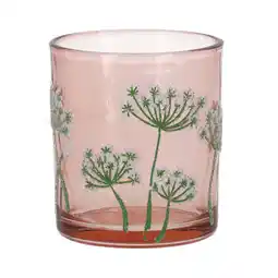 Van Cranenbroek Theelichthouder glas bloemen 8 cm aanbieding