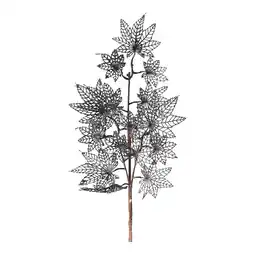 Van Cranenbroek Tak maple leaf 76 x 25 x 3 cm zwart aanbieding