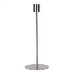 Van Cranenbroek Kaarsenhouder metaal zilver 7 x 7 x 21 cm aanbieding