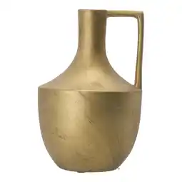 Van Cranenbroek Fles keramiek goud 16 x 25 cm aanbieding