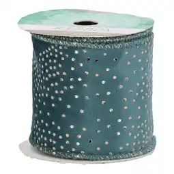 Van Cranenbroek Inpaklint velvet 6 x 300 cm groen aanbieding