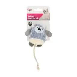 Van Cranenbroek Kattenspeeltje Blaro koala blauw 10,5x4x9,5cm FP aanbieding