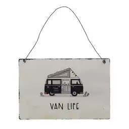 Van Cranenbroek Plaat Vanlife 21 x 14 cm 4 assorti aanbieding
