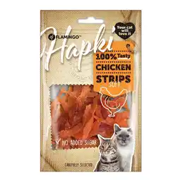 Van Cranenbroek Kattensnack kip soft strip 85 g aanbieding