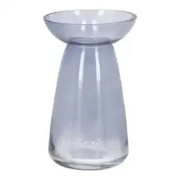 Van Cranenbroek Vaas glas 18 cm blauw aanbieding