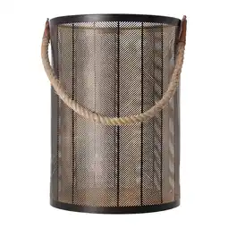 Van Cranenbroek Lantaarn Garlan zwart goud 25 x 35 cm aanbieding