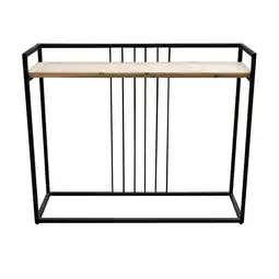 Van Cranenbroek Rek deco metaal zwart 110 x 34 x 90 cm aanbieding