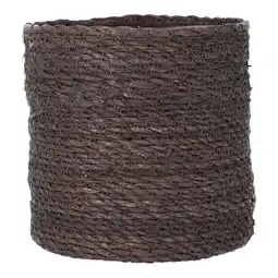 Van Cranenbroek Mand grijs - h18 x d18 cm aanbieding