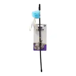 Van Cranenbroek Kattenspeeltje hengel bal pluche assorti aanbieding