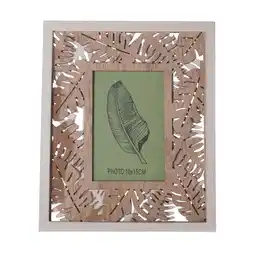 Van Cranenbroek Fotokader hout palm grijs 10 x 15 cm aanbieding