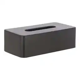 Van Cranenbroek Tissuehouder zwart 26x13 cm aanbieding