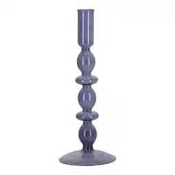 Van Cranenbroek Kandelaar grijs 24 x 9 cm aanbieding