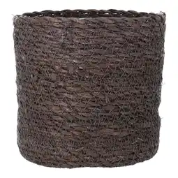 Van Cranenbroek Mand grijs - h14 x d14 cm aanbieding
