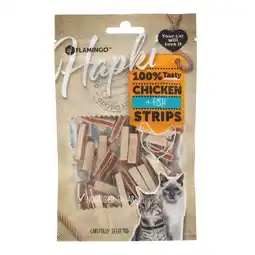Van Cranenbroek Kattensnack soft strip kip en vis 85 g aanbieding