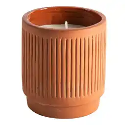 Van Cranenbroek Kaars Terracotta 8 x 9 cm aanbieding