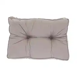 Van Cranenbroek Basic taupe lounge rugkussen 73 x 40 aanbieding