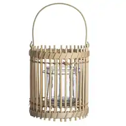 Van Cranenbroek Lantaarn bamboe 20 cm naturel aanbieding