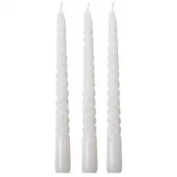 Van Cranenbroek Dinerkaars Swirl 20 cm wit set 3 aanbieding