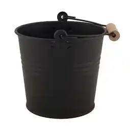 Van Cranenbroek Emmer metaal mat zwart 17 x 14 cm aanbieding