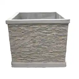 Van Cranenbroek Pot Jambi Slate cube grey aanbieding