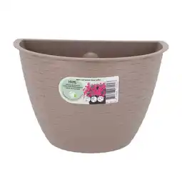 Van Cranenbroek Wandpot Dijon 26 cm taupe aanbieding
