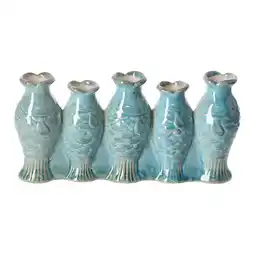 Van Cranenbroek Vaas vis 24 cm 2 assorti aanbieding