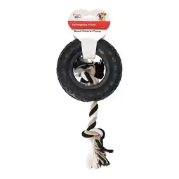 Van Cranenbroek Hondenspeelgoed band heavy + touw aanbieding