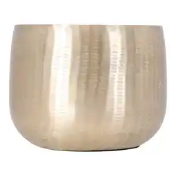 Van Cranenbroek Pot Rista rond champagne 14 x 17 cm aanbieding