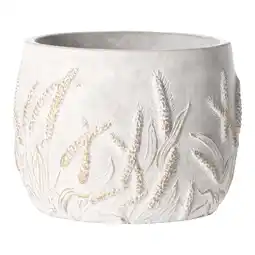 Van Cranenbroek Pot cement goud 14 x 11 cm aanbieding