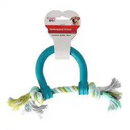 Van Cranenbroek Hondenspeelgoed trektouw rubber 30 cm aanbieding