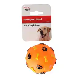 Van Cranenbroek Hondenspeelgoed vinyl bal 8 cm aanbieding