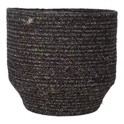 Van Cranenbroek Mand zwart 18 x 18 cm aanbieding