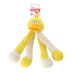 Van Cranenbroek Hondenspeelgoed eend geel 13 x 30 cm aanbieding