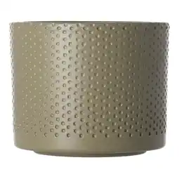 Van Cranenbroek Pot Era rond groen relief 10 x 12 cm aanbieding