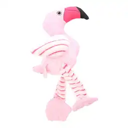 Van Cranenbroek Hondenspeelgoed flamingo roze 16 x 35 cm aanbieding