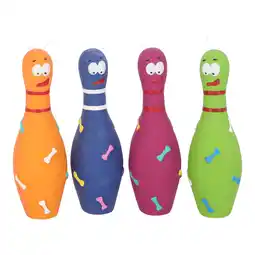 Van Cranenbroek Hondenspeelgoed latex kegel 20 cm assorti aanbieding