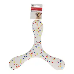 Van Cranenbroek Hondenspeelgoed boemerang confetti 30 cm aanbieding