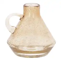 Van Cranenbroek Vaas glas Cotia geel 17 cm aanbieding