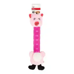 Van Cranenbroek Hondenspeelgoed Necki varken plush roze 38 x 15 x 7 cm aanbieding
