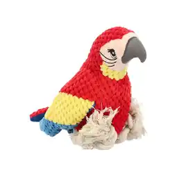 Van Cranenbroek Hondenspeelgoed papegaai rood 33 cm aanbieding