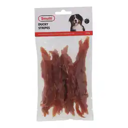 Van Cranenbroek Hondensnack eend strips 100 g aanbieding