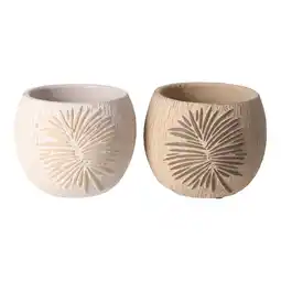 Van Cranenbroek Bloempot cement 10 cm 2 assorti aanbieding