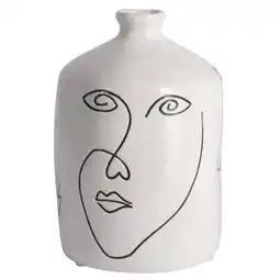 Van Cranenbroek Vaas gezichten 18 cm aanbieding