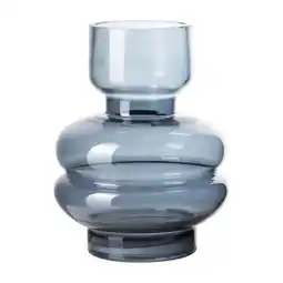 Van Cranenbroek Vaas glas 20 cm blauw aanbieding