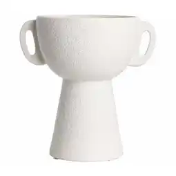Van Cranenbroek Vaas oren 20 cm wit aanbieding